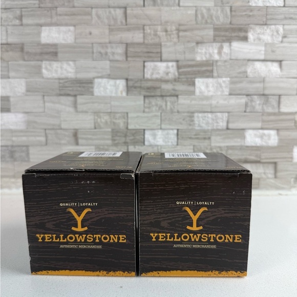 Yellowstone Dutton Ranch Glassware Set‎ of 2 Whiskey Glasses 10 oz - Picture 9 of 9